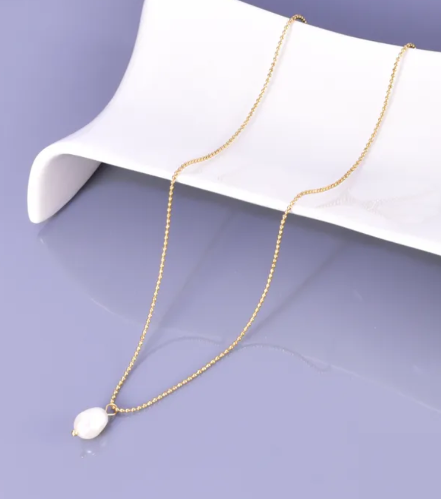 POS 80 Freshwater Pearl Pendant Necklace