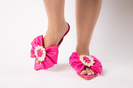 B Coquette Pink Flats